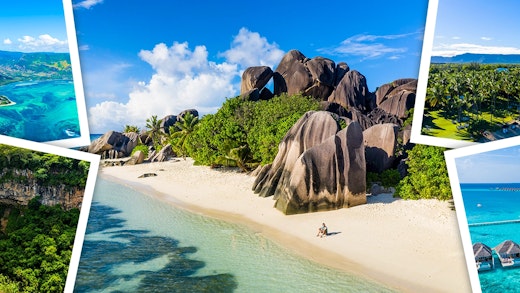 A collage of images from the Indian Ocean