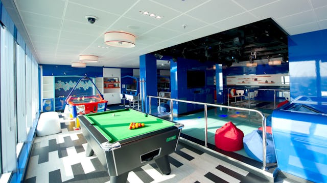 View of Scubas kids' club on Britannia