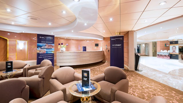 MSC Lirica, Voyagers Club Info Point