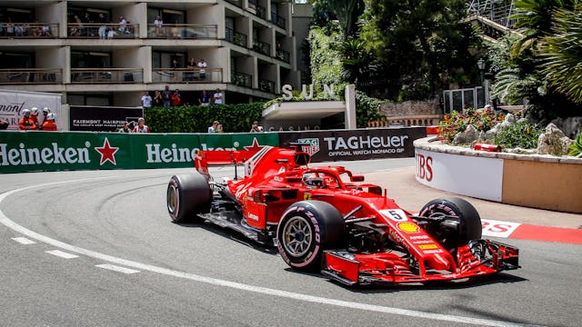 Monaco Grand Prix on the streets of Monte Carlo
