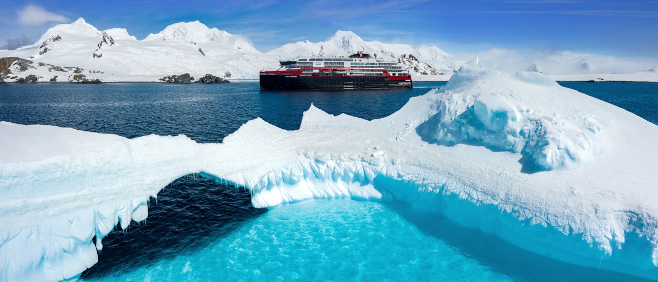 HX Expeditions MS Roald Amundsen in Antarctica