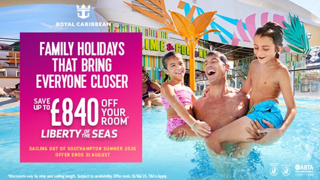 Royal Caribbean - Save up to £840 off your cabin