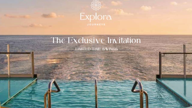 Up to 40% savings this November with Explora Journeys